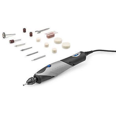Graveur Dremel Stylo+ 9W – Vitesse variable 5000-22000 tr/min – 15 accessoires pour bois dur et teck – Filaire