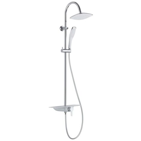 Ensemble de douche avec mitigeur à levier et bac WATERWAY SCHÜTTE (1/3)