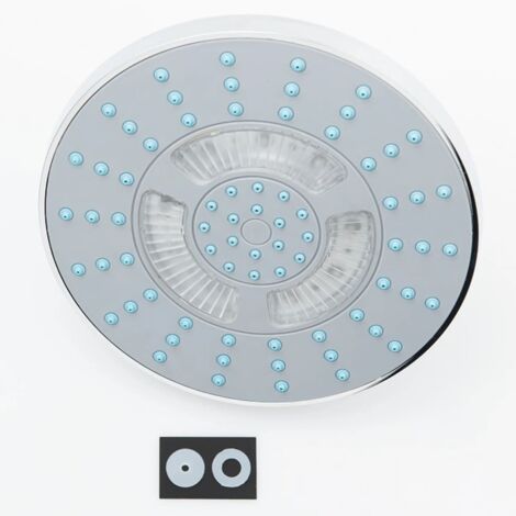 Pomme de douche avec éclairage LED GALAXIS chrome SCHÜTTE (1/5)