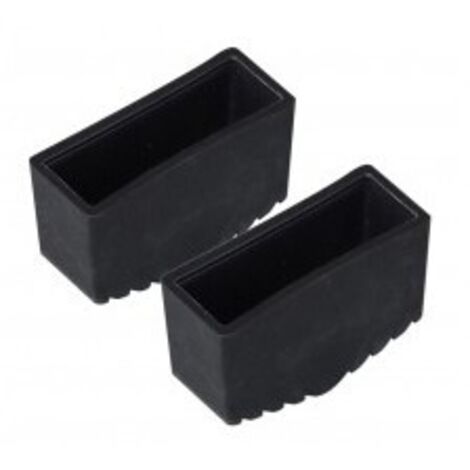 Outifrance – Patins antidérapants pour escabeaux bois – Paire GRAND MODÈLE pour montants 75 x 25 mm – Usage professionnel – Pour surfaces lisses et humides
