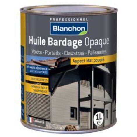 Saturateur bardage opaque - anthracite - 1 litre - BLANCHON