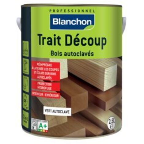 Trait découp bois autoclavés - 2,5 L - brun - BLANCHON