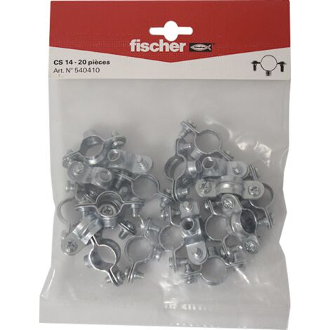 Collier simple à embase taraudée 7x150 mm - diam 14 mm - 20 pièces - CS - FISCHER (1/5)