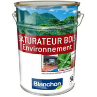 Blanchon – Saturateur bois biosourcé 5 litres – Finition anthracite – Non filmogène, séchage rapide – Faible odeur, application facile