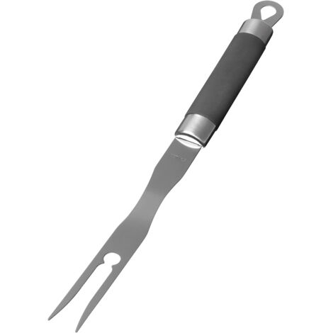 Fourchette à viande Patton Solid en inox avec poignée souple (1/3)