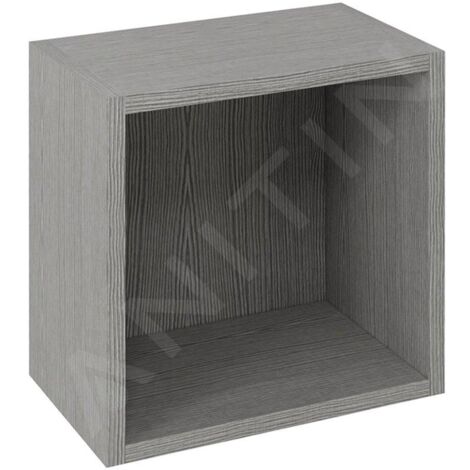 Sapho Espace - Armoire à étagères ouverte 350x350x220 mm, chêne argenté ESC150-1111 (1/5)