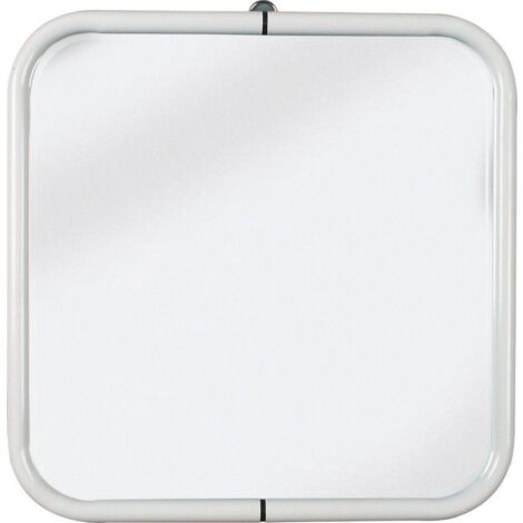 Aqualine White Line - Miroir 44x44 cm, blanc 8000 (1/2)