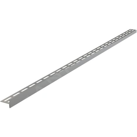 Alcadrain Douchegoten - Rail de mise à niveau du sol 1000 mm, à droite, hauteur du bord 14 mm, tapis en acier inoxydable (1/2)