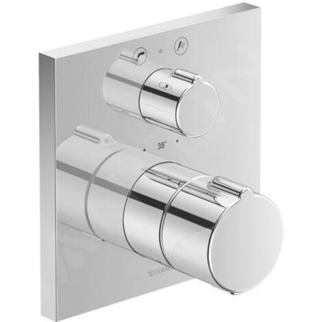 Duravit C.1 - Mitigeur thermostatique de baignoire encastré, pour 2 sorties, chrome C15200013010 (1/2)