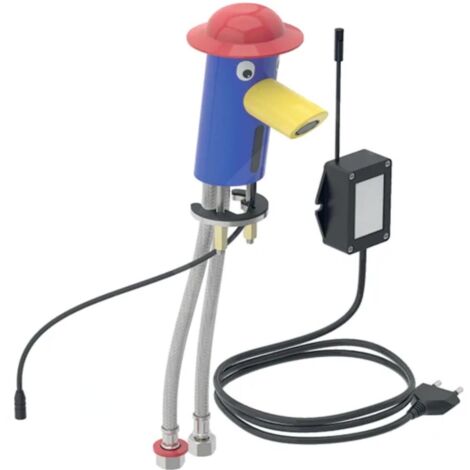 Geberit Bambini - Mitigeur lavabo électronique, enfant, alimentation secteur, multicolore 577660000 (1/4)