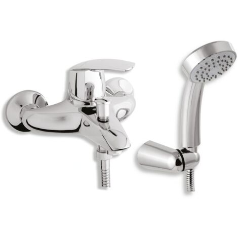 Novaservis Metalia 56 - Robinetterie de baignoire murale complète, chrome 56020,0 (1/2)