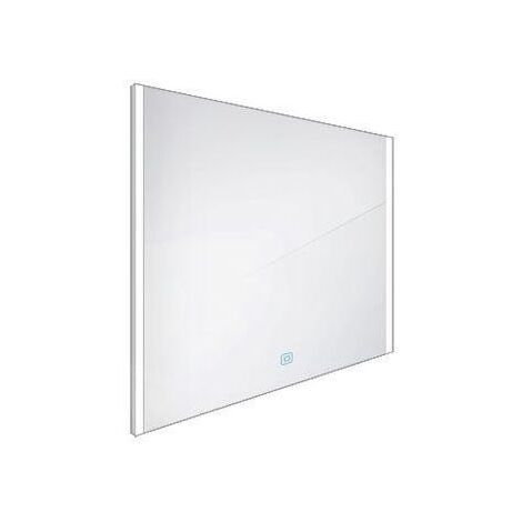 Nimco Miroirs - Miroir avec cadre éclairage LED, 800x700 mm, aluminium ZP 11003V (1/3)