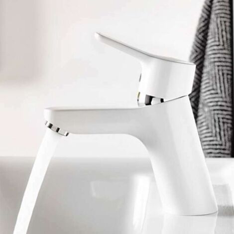 Kludi Pure&Easy - Mitigeur de lavabo, chrome/ blanc 370289165 (1/4)