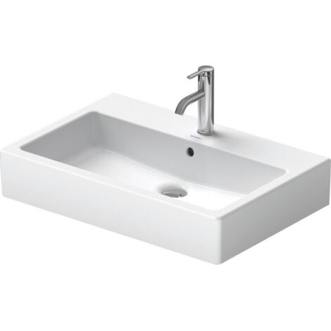 Duravit Vero - Meuble-lavabo 700x470 mm, avec un trou pour robinetterie, blanc alpin 0454700027 (1/7)
