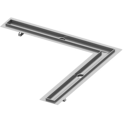 Tece TECEdrainline - Caniveau de douche d´angle, 900 mm, acier inoxydable 610900 (1/3)