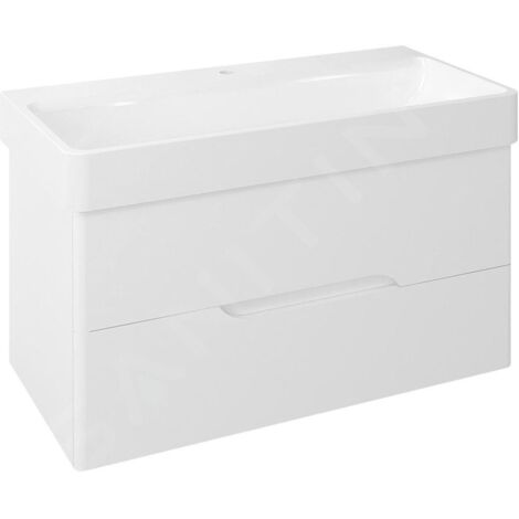 Sapho Mediena - Meuble-vasque 960x510x485 mm, blanc mat MD100 (1/5)