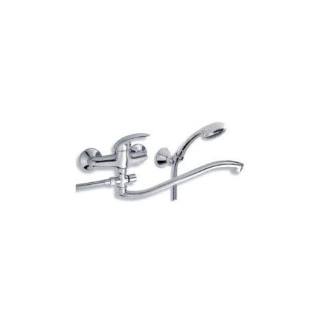 Novaservis Metalia 55 - Robinetterie de baignoire murale complète, chrome 55032,0 (1/2)