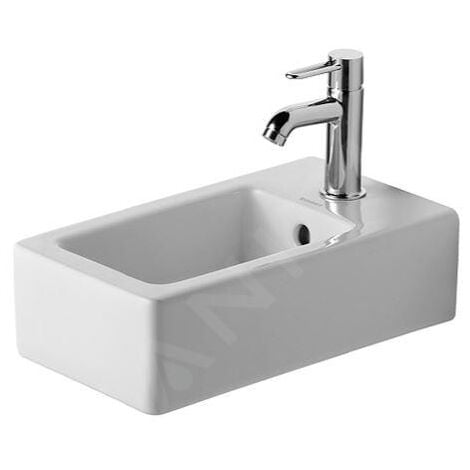 Duravit Vero - Lave-mains 450x250 mm, avec un trou pour mitigeur, blanc alpin 0702250000