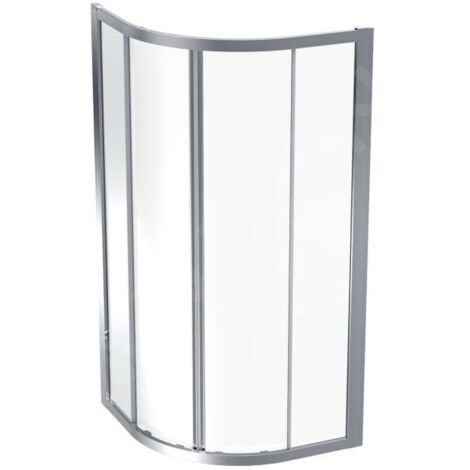 Geberit GEO - Cabine de douche 90x90 cm, argent/verre clair 560.121.00.2 (1/2)