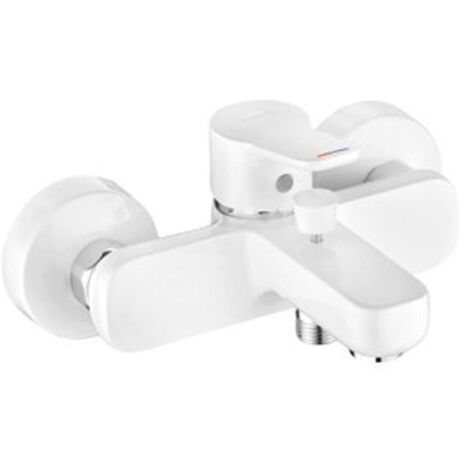 Kludi Pure&Easy - Mitigeur de baignoire, chrome/ blanc 376819165 (1/3)