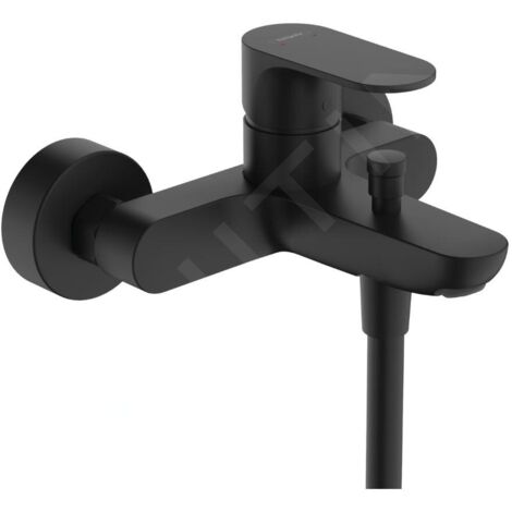 Hansgrohe Rebris S - Mitigeur de baignoire, 2 sorties, noir mat 72443670 (1/5)