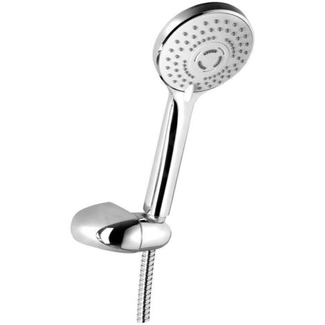 Aqualine Douches - Ensemble de douche 100, 2 jets, support rotatif, chrome 11454 (1/5)