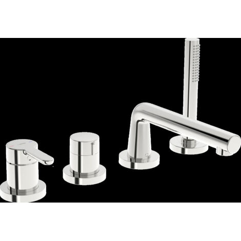 Hansa Designo - Mitigeur de baignoire, 4 trous, chrome 53122063 (1/5)