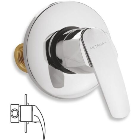 Novaservis Metalia 56 - Robinetterie de douche encastrée, chrome 56050,0 (1/2)
