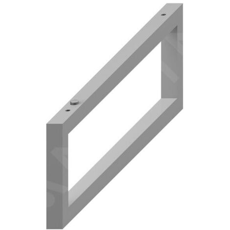 Jika Cubito - Support de lavabo pour comptoir , 420x140 mm, argent H4501331720001 (1/2)