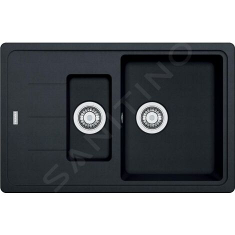 Franke Basis - Évier en fragranit BFG 651-78, 780x500 mm, onyx 114.0285.215 (1/4)