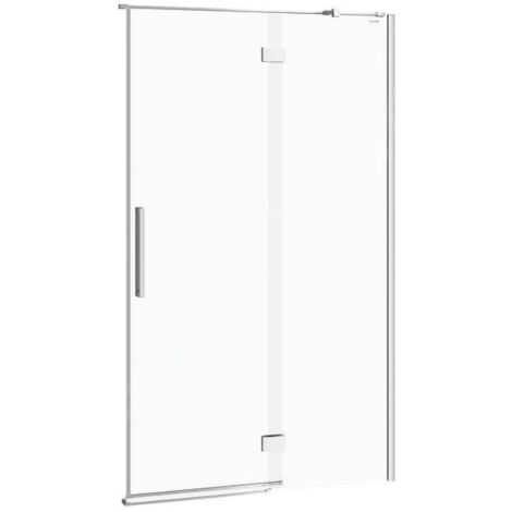 Cersanit Crea - Porte de douche 120x202 cm, droite, chrome/verre clair S159-004 (1/4)