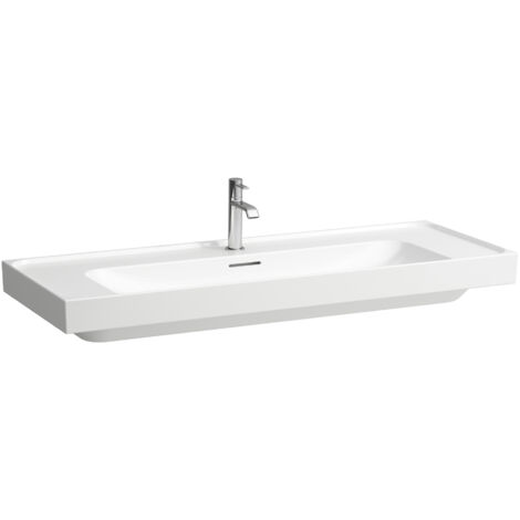LAUFEN Meda lavabo, encastrable, 1200x460mm, tablette des deux (1/4)