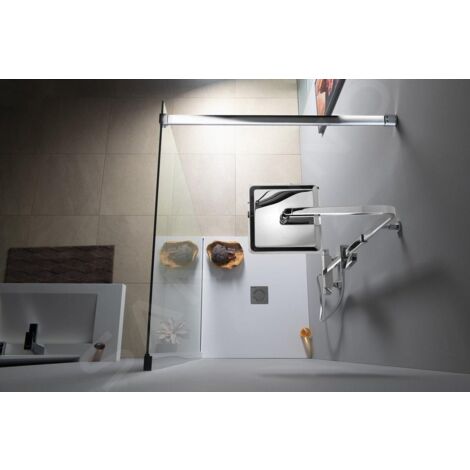 Polysan Modular Shower - Support à MS perpendiculaire, 1200 mm, chrome MSBR1