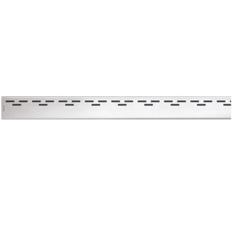 Alcadrain Grilles - Grille pour bac à douche 1150 mm, acier inoxydable mat HOPE-1150M (1/2)