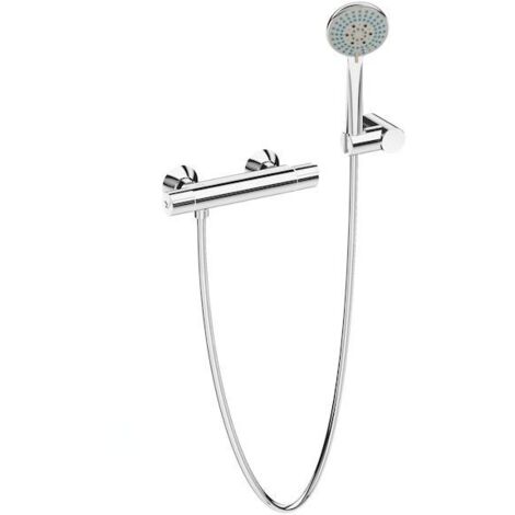 Jika Deep - Mitigeur thermostatique de douche avec pomme de douche, chrome H3331U70042711 (1/2)