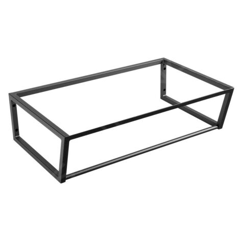 Sapho Ska - Support pour lavabo, 750 mm, noir mat SKA202 (1/5)