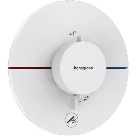 Hansgrohe ShowerSelect Comfort - Mitigeur thermostatique encastré, blanc mat 15562700
