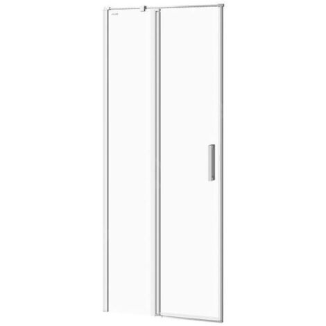 Cersanit Moduo - Porte de douche 80x198 cm, gauche, chrome/verre clair S162-003 (1/4)
