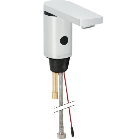 Geberit Public - Robinet de lavabo électronique, sans mitigeur, sans alimentation sur secteur, chrome brillant 116.436.21.1 (1/3)