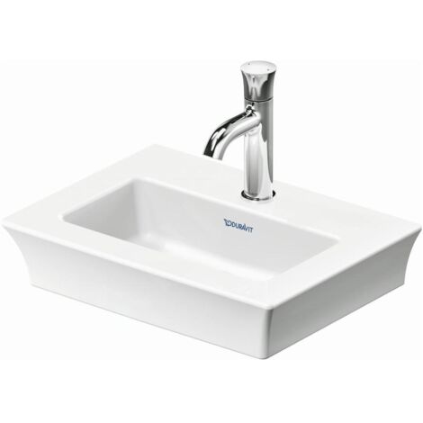 Duravit White Tulip - Lavabo 450x330 mm, 1 trou pour robinetterie, blanc 0737450041 (1/2)