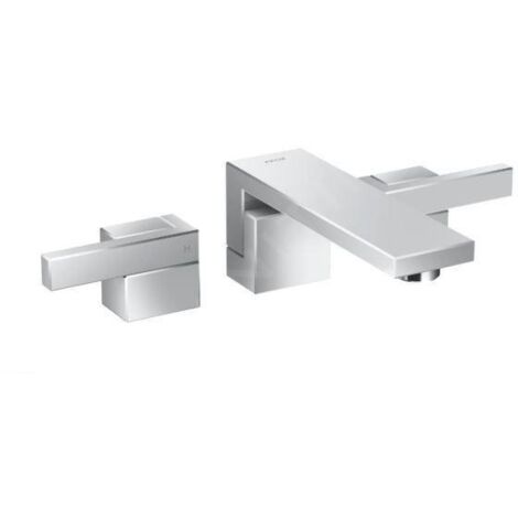 Axor Edge - Mélangeur de lavabo avec bonde, 3 trous, chrome 46060000 (1/5)