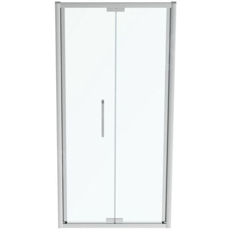Ideal Standard i.Life - Portes de douche pliantes 950 mm, silver bright / verre clair T4852EO (1/3)