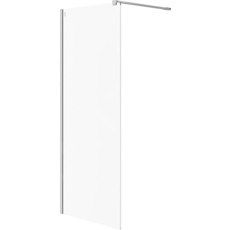 Cersanit Mille - Paroi de douche Walk-In, 80x200 cm, chrome/verre clair S161-005 (1/3)