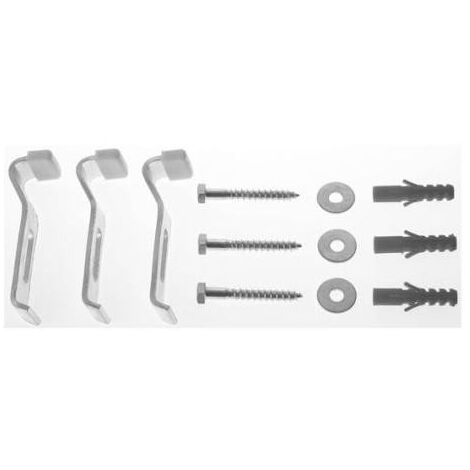 Duravit Accessoires - Kit d'ancrage de baignoire et de bac de douche D-Code, 3 pièces 790125000000000