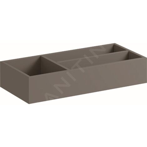 Geberit Xeno 2 - Casier de rangement 323x62 mm, gris 500.525.00.1 (1/4)