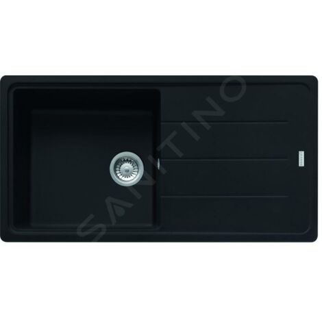 Franke Basis - Évier en fragranit BFG 611, 97x50 cm, noir mat 114.0661.511