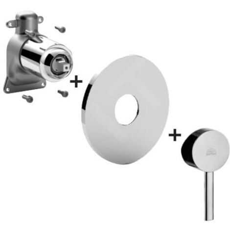 Paffoni Stick - Mitigeur encastré pour 1 sortie, chrome SKBOX010CR (1/2)