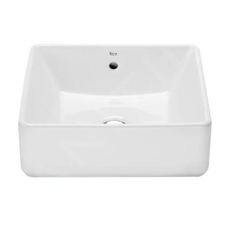 Roca The Gap - Vasque 390x370 mm, avec trop-plein, sans trou pour robinetterie, blanc A3270ML000