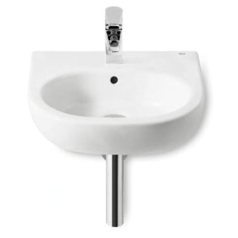 Roca Meridian - Lave-mains 450x420 mm, avec trop-plein, trou pour robinetterie, blanc A327245000