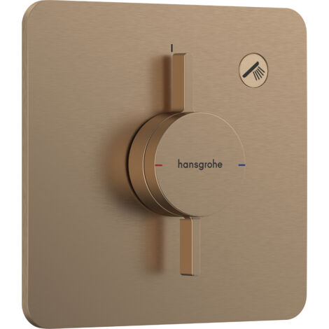 Hansgrohe DuoTurn Q - Mitigeur de douche encastré, bronze brossé 75614140